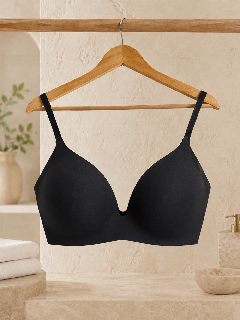 Knix WingWoman Bra 6+ Padded Wireless Black